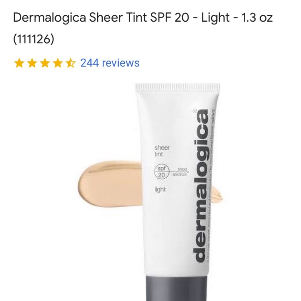 Dermalogica sheer tint/spf 20 broad spectrum Light